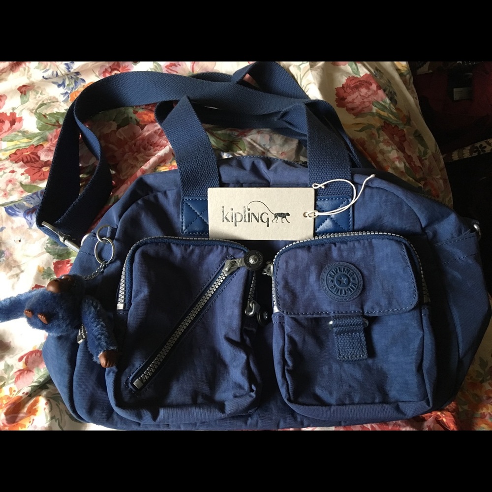 Kipling Defea in Jazzy Blue UK color exclusive